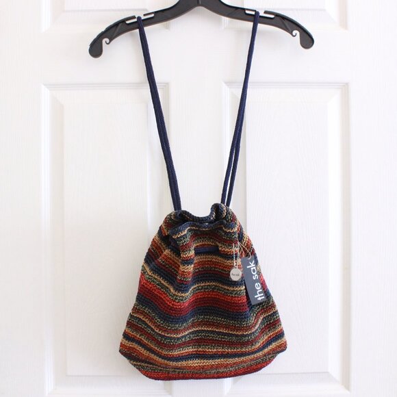 The Sak Handbags - The Sak Large Crochet Dylan Backpack Sunset Stripe
